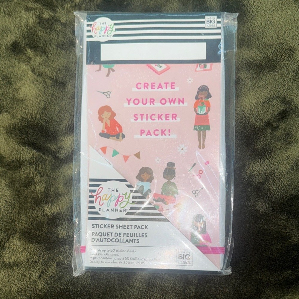 The Happy Planner Pink Sticker Sheet Collection